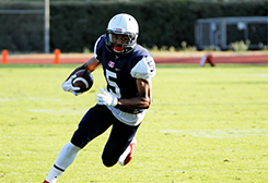 Football Player Photo by Guy Mohr