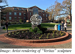 Rendering of Veritas Sculpture